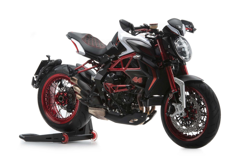 Illustration for article titled 2016 MV Agusta Brutale 800 And Lewis Hamilton Dragster RR: Small Changes And More Bling